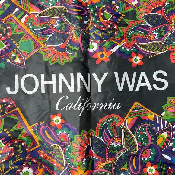 Johnny Was California Eco Tote Bag Floral Multicolor Reusuable Handles Large - Picture 3 of 9